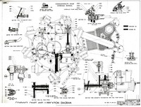 Clearance index chart from the overhaul manual (sheet 2 of 2)