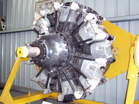 Detailed photos of the Pratt & Whitney R-1830 S3C4-G engine on display at the Australian National Aviation Museum in Moorabbin, Australia