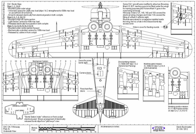 Plate 4c CAC Wirraway CA-1 underside view