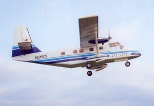 GAF Nomad N22 model by Ian Lever in flight